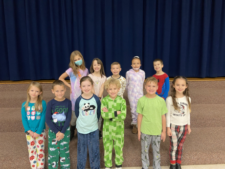 2nd grade students of the month