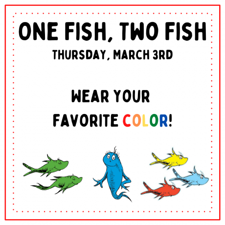 One Fish, Two Fish - Wear Your Favorite Color!