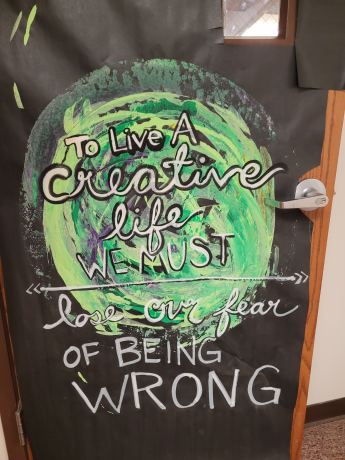 To live a creative life, we must lost our fear of being wrong