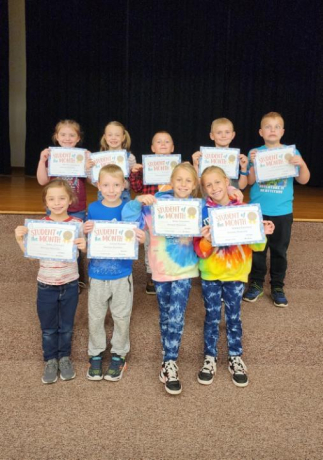 Second Grade Students of the Month