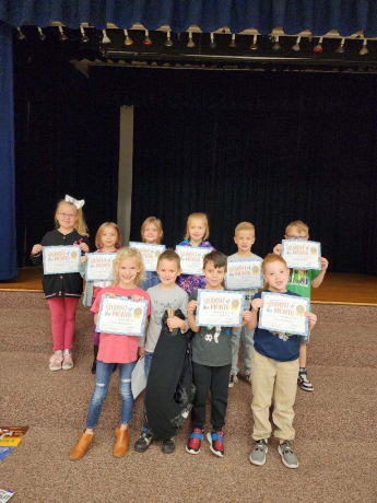 First Grade Students of the Month