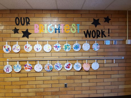 Our students at Santaquin Elementary are so creative!  More dot art from Mrs. Barnum's class.