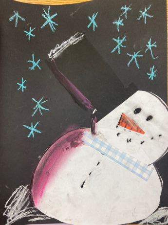 Another student's snowman
