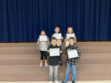 Third Grade Students of the Month
