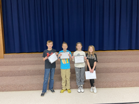 Fourth Grade Students of the Month