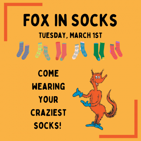 Fox in Socks - Come wearing your craziest socks