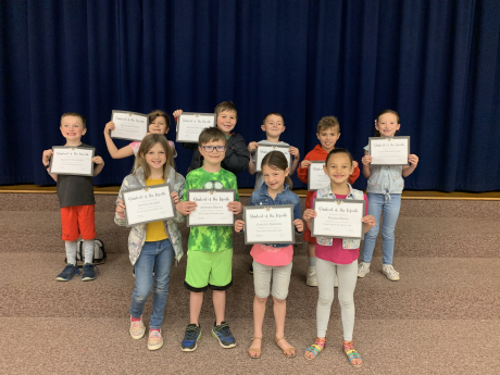 1st Grade Students of the Month