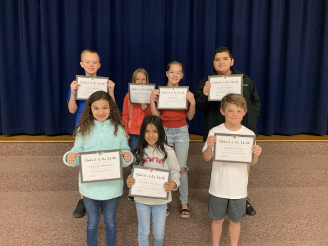 2nd Grade Students of the Month