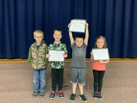 Morning Kindergarten Students of the Month 