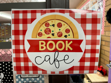 Book Cafe sign