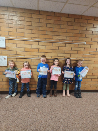 PM Kindergarten students of the month for March