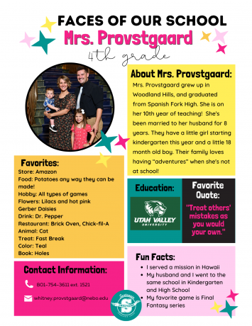 Mrs. Provstgaard fact sheet