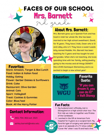 Facts about Mrs. Barnett 