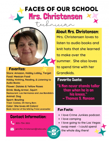 Facts about Mrs. Christensen