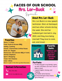 Facts About Mrs. Lor-Buck